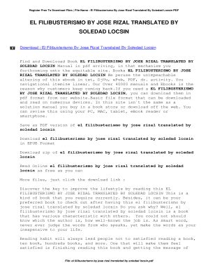 el filibusterismo pdf tagalog.